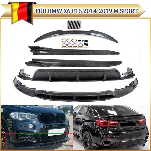 Carbon look frontspoiler - carbon,