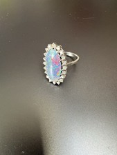 Ring opalring triplette - opalring, 585er