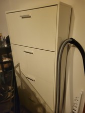 Schuhschrank Schuhregal Schuhkipper Weiß Kippbar für ca. 25-30 Paar Schuhe