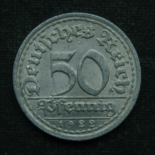 Deutsches reich 50 pfennig - deutsches,