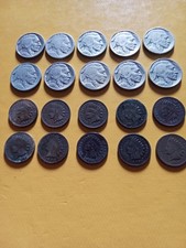 Je 10 mal 1 und 5 Cent USA