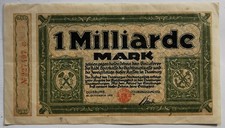 Notgeldschein Duisburg, 1 Mrd