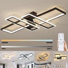 LED Deckenleuchte Dimmbar Deckenlampe mit Fernbedienung Wohnzimmerlampe Licht