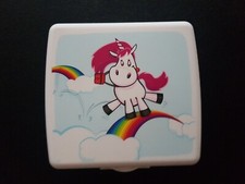 Tupperware Sandwichbox Brotbox Vesperdose mit Motiv Das Einhorn weiß