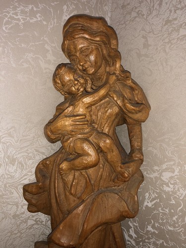 Madonna aus zedernholz - madonna,