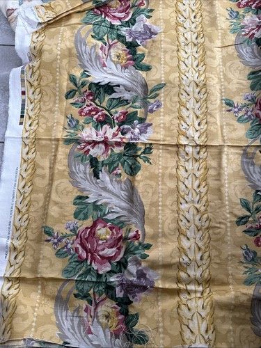 Vintage stoffrest gelb - vintage,