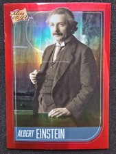 2021 Super Products, Pieces Of The Past, Albert Einstein, Rot, #63