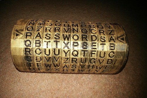 Cryptex puzzle vinci - vinci, replik