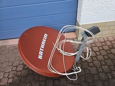 satellitenschüssel Kathrein 80cm mit Lnb  Quattro und 5/12 Verteiler 