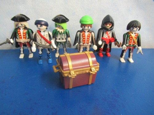 Geister piraten figuren zu - 6x,