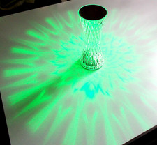 LED Kristall Lampe - incl. Fernbedienung - RGB Diamond Rose - Stimmungslicht !!!