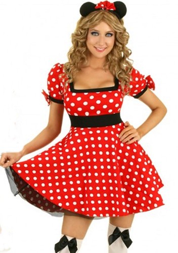 Damen kostüm minnie mouse - damen,