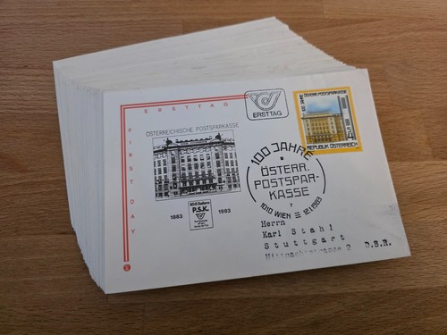 Fdc österreich 1983 - fdc,