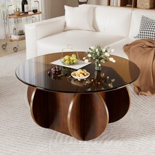 Couchtisch Glas Holz