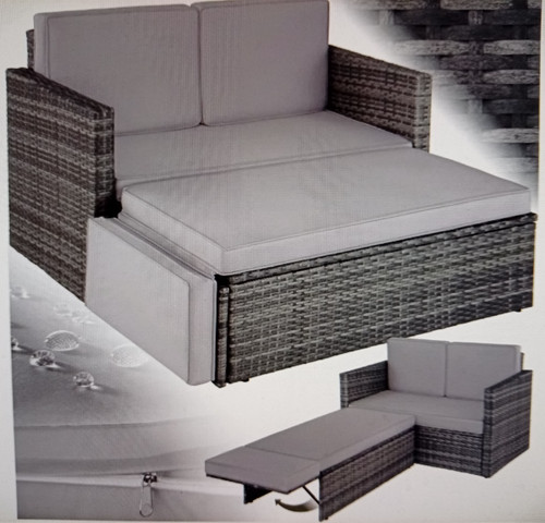 Tectake sofa 2sitzer - 2sitzer, sessel