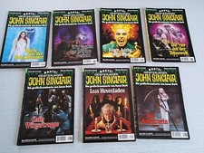 7 John Sinclair Gruselromane Band 850 bis 857 Jason Dark Bastei Erstauflage