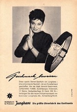 3w6472/ Alte Reklame von 1959 – JUNGHANS Armbanduhren – Die größte Uhrenfabrik..