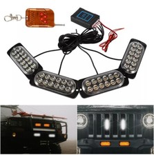 4Stk GELB 12LED Auto