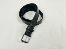 Ledergürtel schwarz 3,5 cm