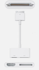 Original Apple iPhone iPad HDMI Digital AV Adapter MD098ZM/A 30-polig wie neu