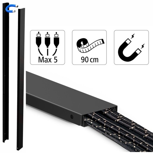 Hama metall kabelkanal 9m - hama, 0,9m