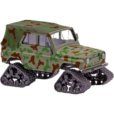 Busch 52122 UAZ-469 (1972) mit Raupenantrieb "Militär" 1:87/H0 NEU/OVP