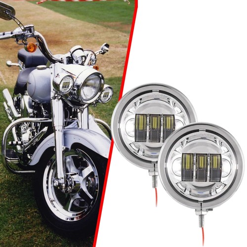 Paar zoll chrom led - chrom,
