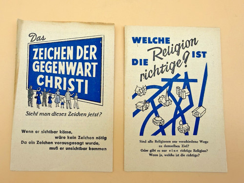 Jehovas zeugen traktate - 2,