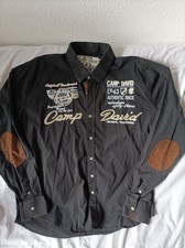 Camp David Herren Hemd Schwarz