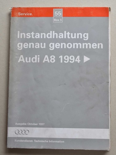 Audi instandhaltung - a8, d2,