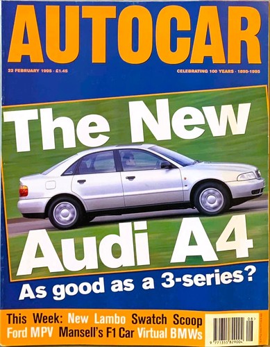 Autocar magazine feb - magazine, 22-feb-95