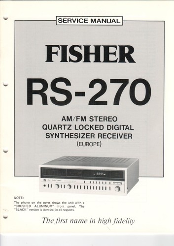 Fisher 270 service - -,
