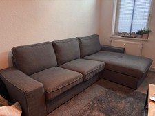 IKEA KIVIK 3er-Couch, Grau, Nichtraucher Haushalt, tierfreier Haushalt