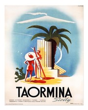 Retro Taormina Sizilien Reise
