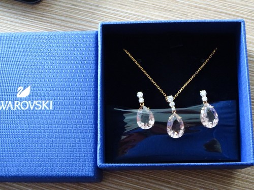Swarovski set kette halskette - set,