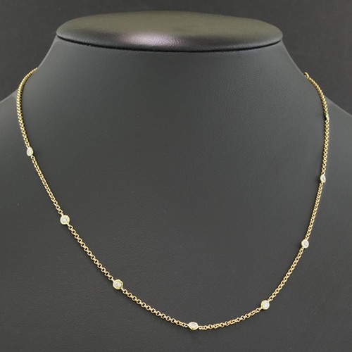 Halskette collier diamanten - collier,