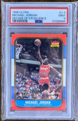 Michael jordan 4 fleer - #u-4,