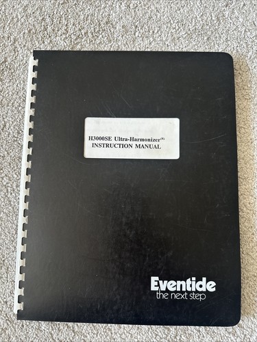 Eventide h3000se handbuch - eventide,