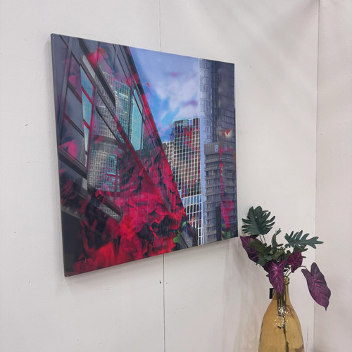 Wandbild 90x90 frankfurt - wandbild,