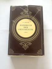 Handbuch der Ornamentik Franz Sales Meyer Meyer, Franz S: