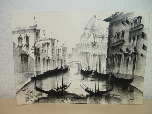 Venedig venezia gondeln auf - venedig,