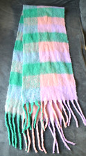 Gina Benotti Damenschal neu lang Damen Filzschal bunt mit Fransen