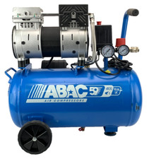 ABAC Geräuscharmer Luftkompressor EASE-AIR 24 ölfrei max. 8 Bar 24l-Tank 59dB