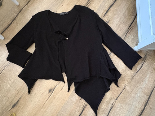 Schwarze jacke von barbara - schwarze,