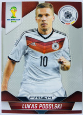 Lukas Podolski - Germany 2014 Panini Prizm FIFA World Cup Brasil #92