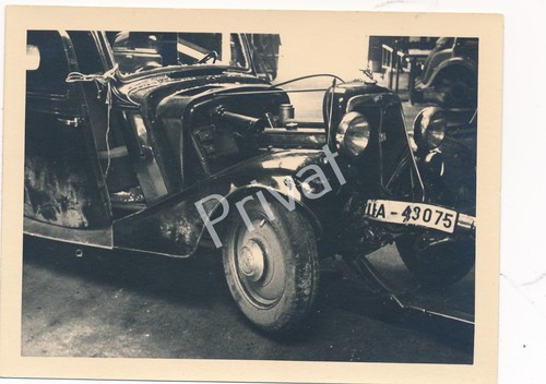 Foto auto 1930 unfall - ca.,