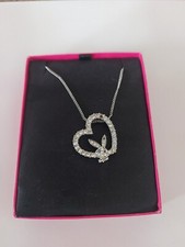 Playboy Kette Halskette Heart Necklace mit Strass Steinen