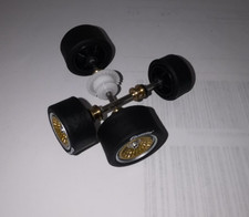 Carrera Evolution Digital 132 31039 32037  golden  --  Achsen + Reifen --  NEU