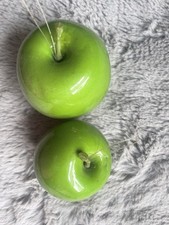 ++ APFEL DEKO + GRÜN   ++  2 ÄPFEL ++ HERBST +++