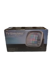 LED TV Simulator Fernseh Attrappe Dummy Einbruchschutz Fake-TV OLYMPIA TV 200